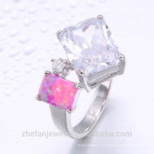 CZ et Opal Stone Ring Femmes Accessoires De La Chine Fournisseur